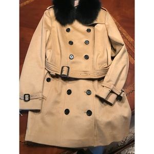 Burberry Cashmere Trench Coat